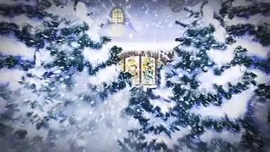 冬日新年圣诞雪景渲染展示AE模板视频的预览图